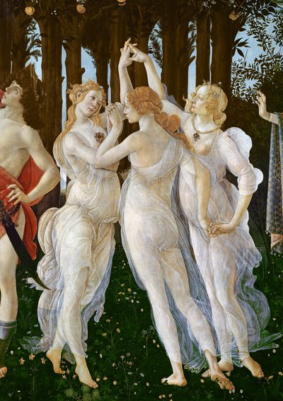 Primavera (detail) by Sandro Botticelli
